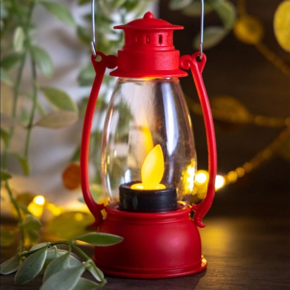 Home: Two Small Lanterns - Color Red - Picture 2 of 5